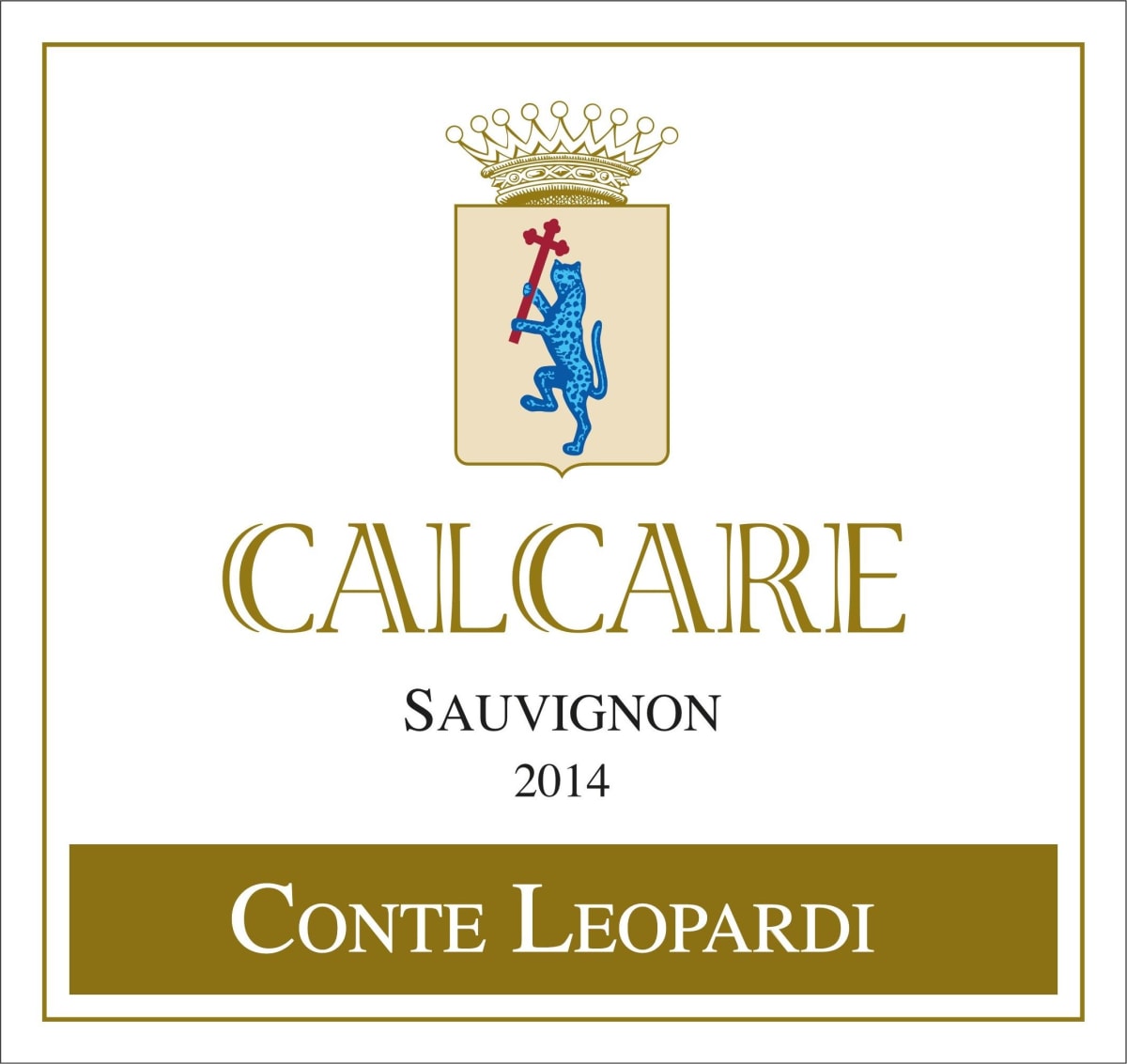 Azienda Agricola Conte Leopardi Dittajuti Marche Calcare Sauvignon Blanc 2014 Front Label