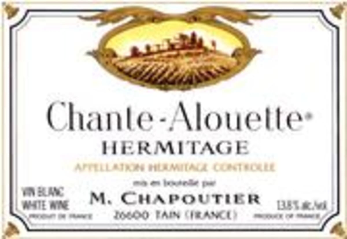 M. Chapoutier Hermitage Chante Alouette Blanc 1991 Front Label