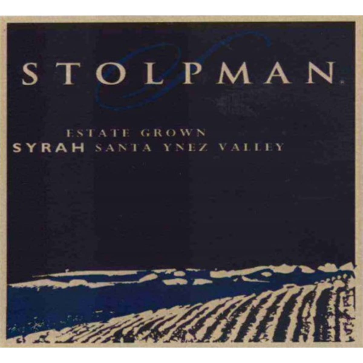 Stolpman Vineyards Estate Grown Syrah (torn label) 2004 Front Label