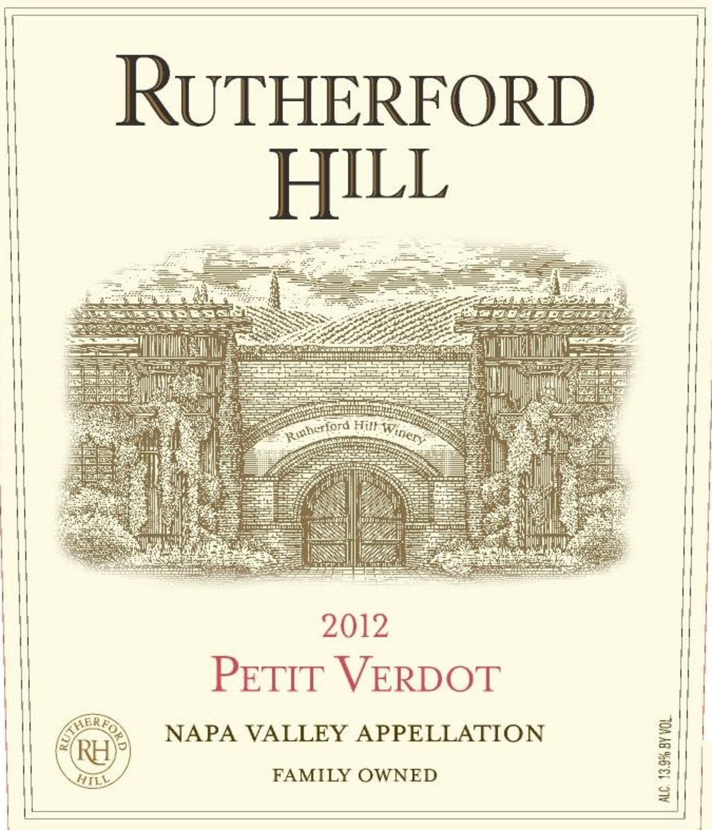 Rutherford Hill Petit Verdot 2012 Front Label