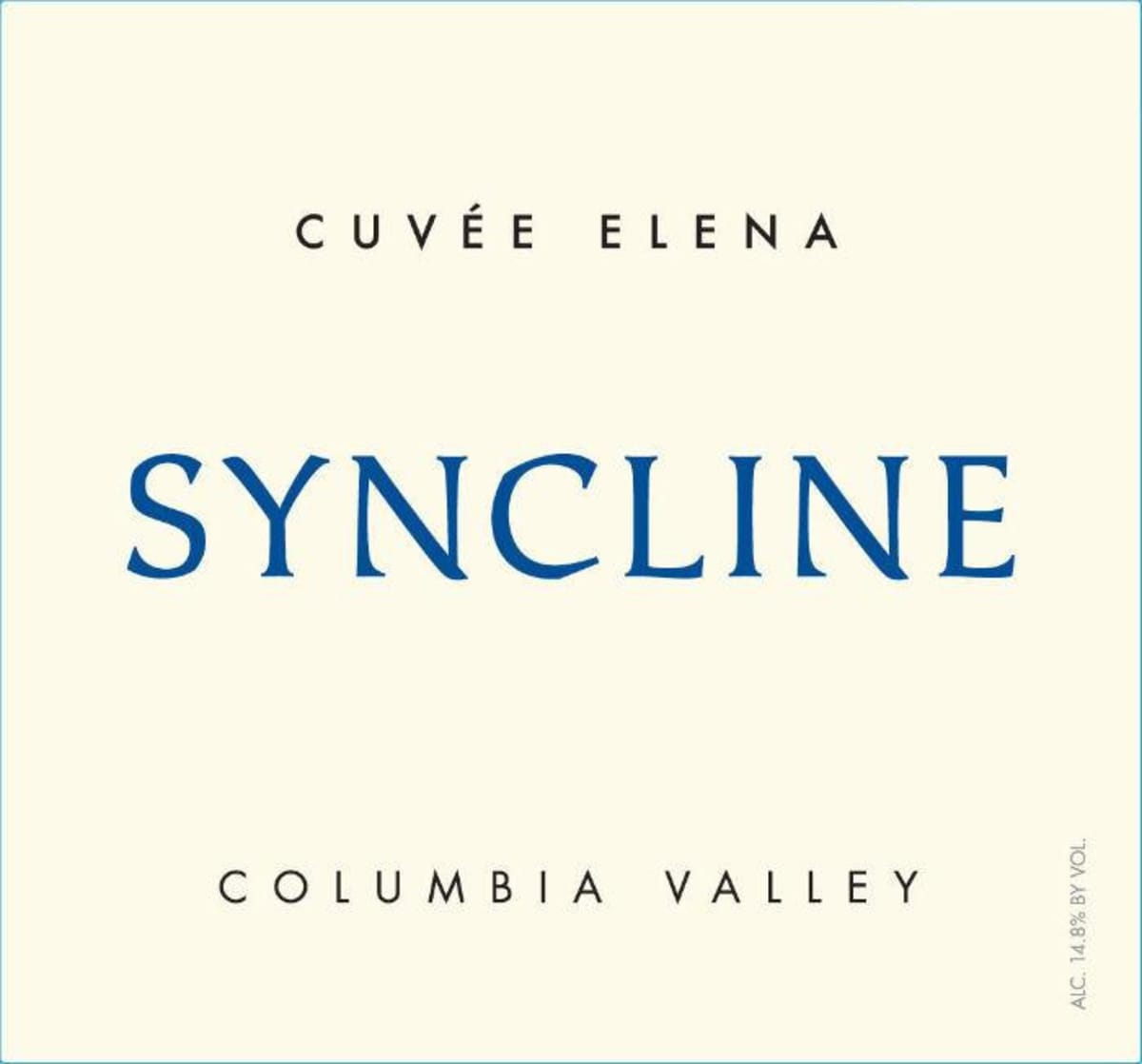 Syncline Cuvee Elena GSM 2011 Front Label
