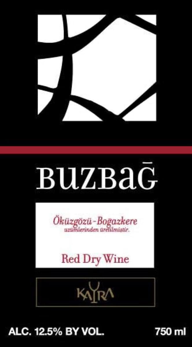 Kayra Buzbag Klasik Red Okuzgozu-Bogazkere 2014 Front Label