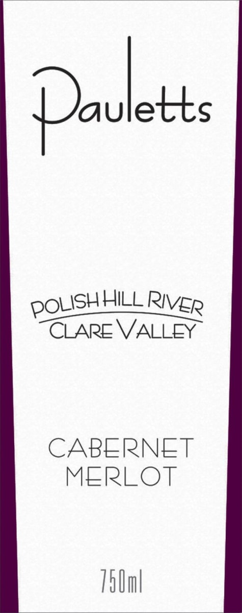 Paulett Wines Polish Hill River Cabernet Sauvignon Merlot 2009 Front Label