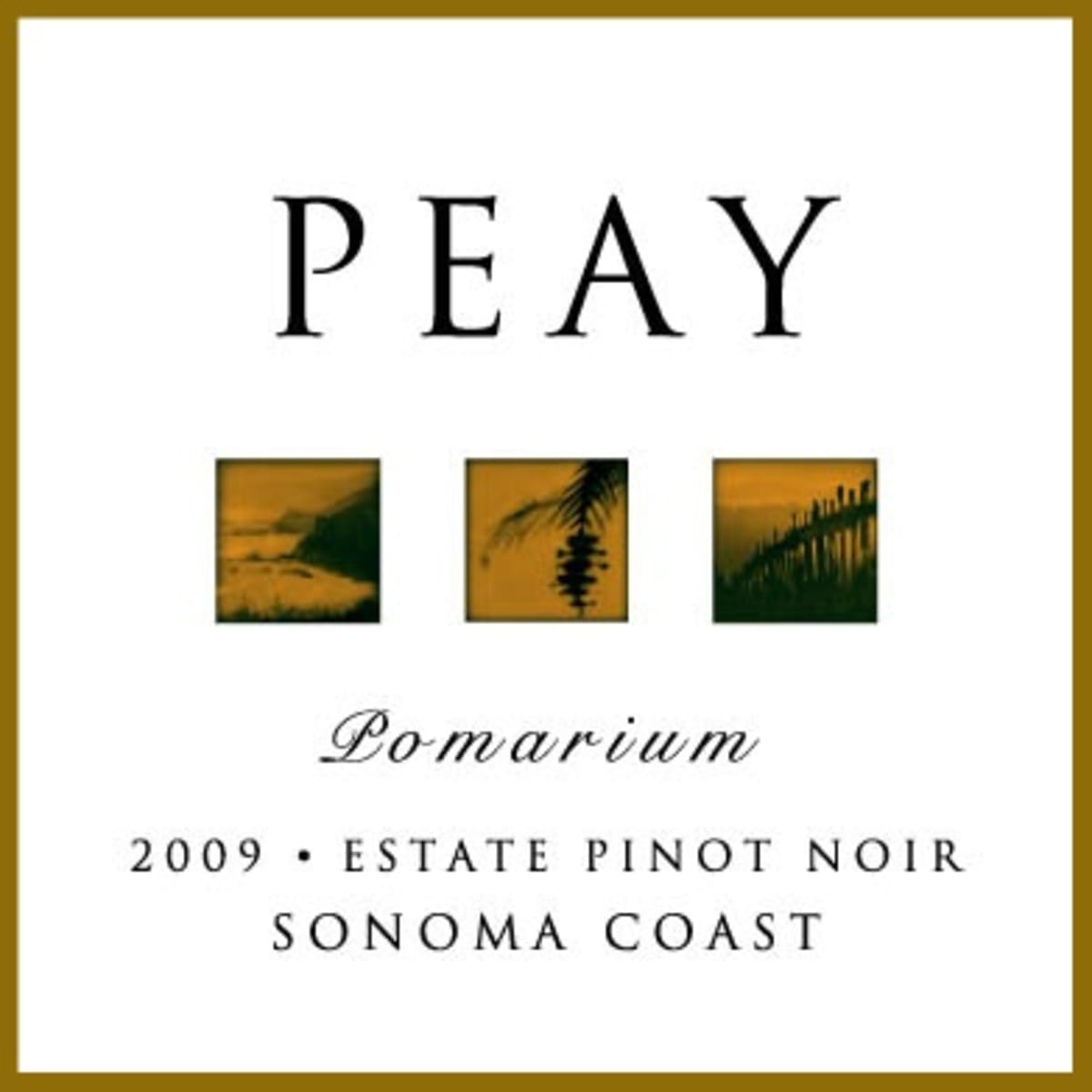 Peay Vineyards Pomarium Estate Pinot Noir 2009 Front Label