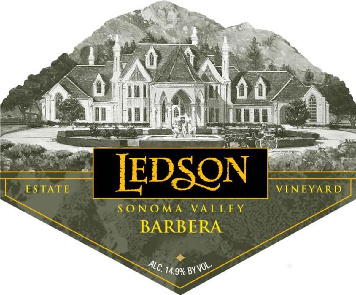 Ledson Winery & Vineyards Sonoma Valley Barbera 2009 Front Label