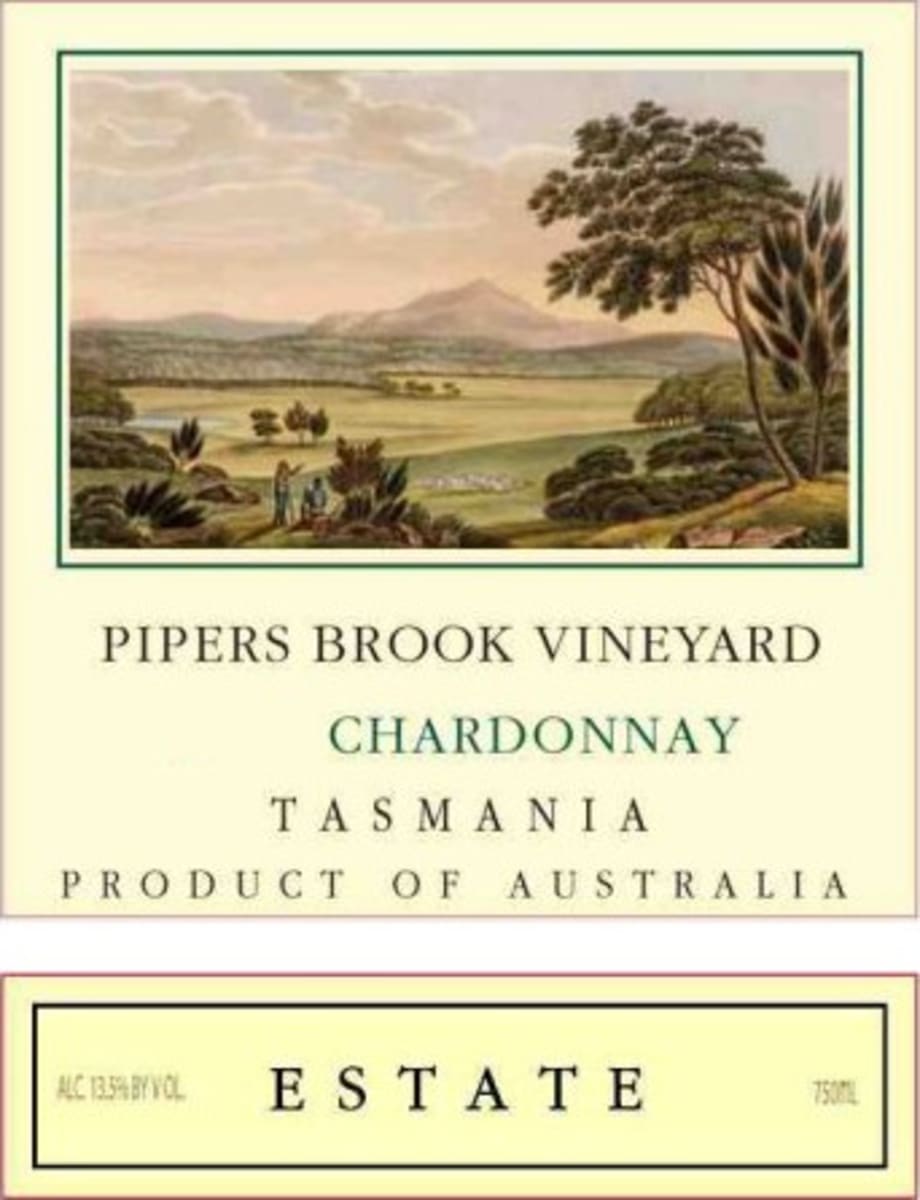 Pipers Brook Vineyard Estate Chardonnay 2009 Front Label