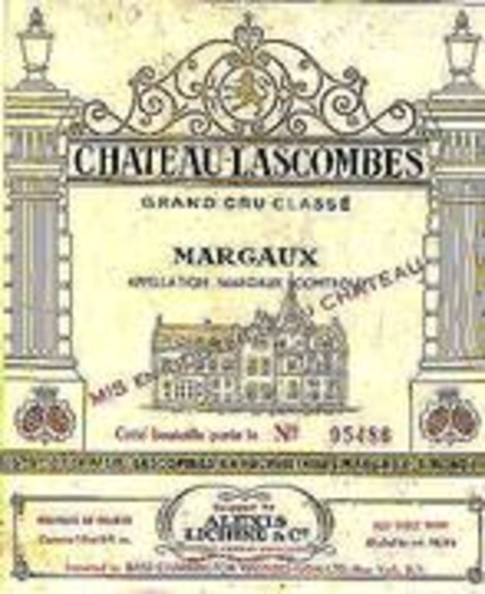 Chateau Lascombes (375ML half-bottle) 2000 Front Label