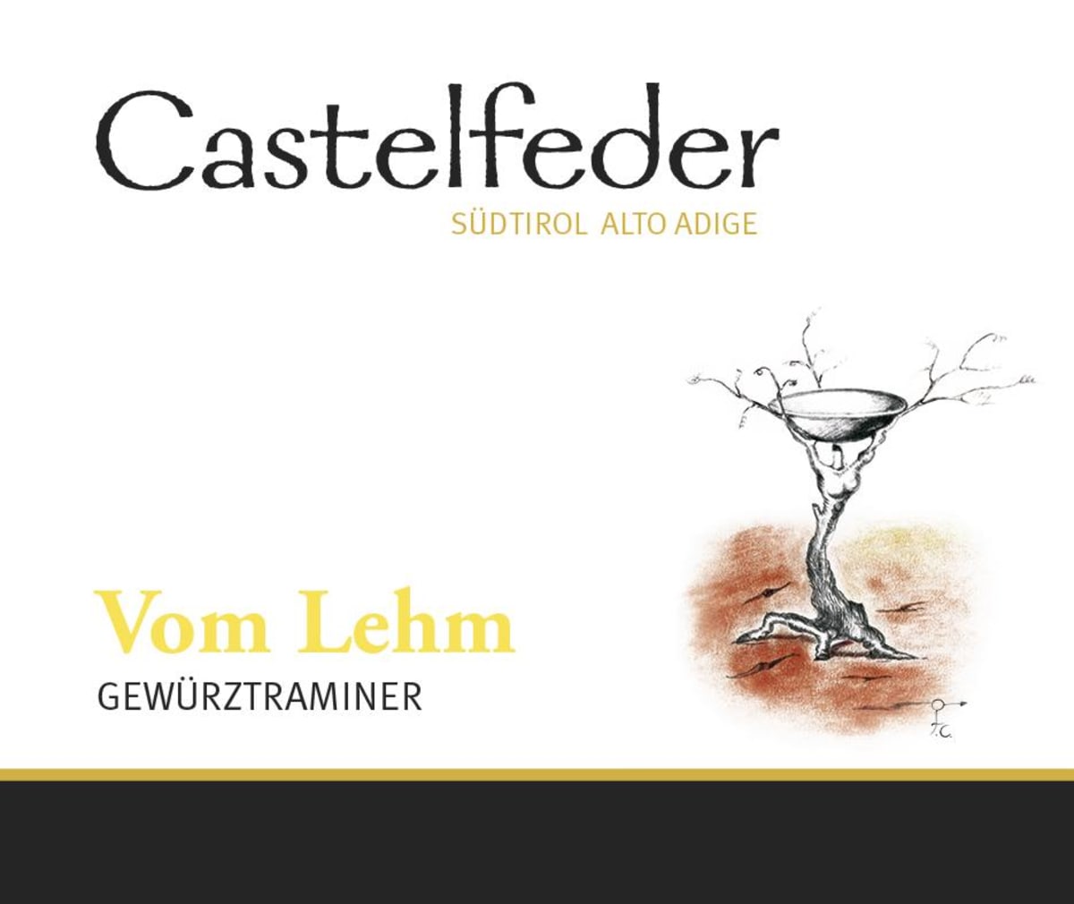 Castelfeder Sudtirol Alto Adige Vom Lehm Gewurztraminer 2012 Front Label