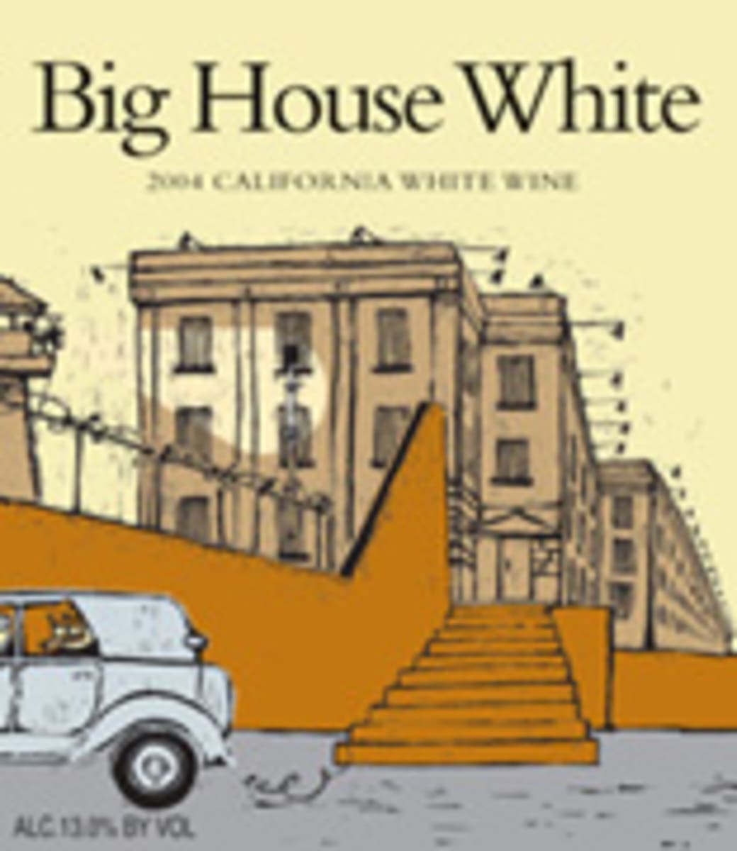 Bonny Doon Big House White 2004 Front Label