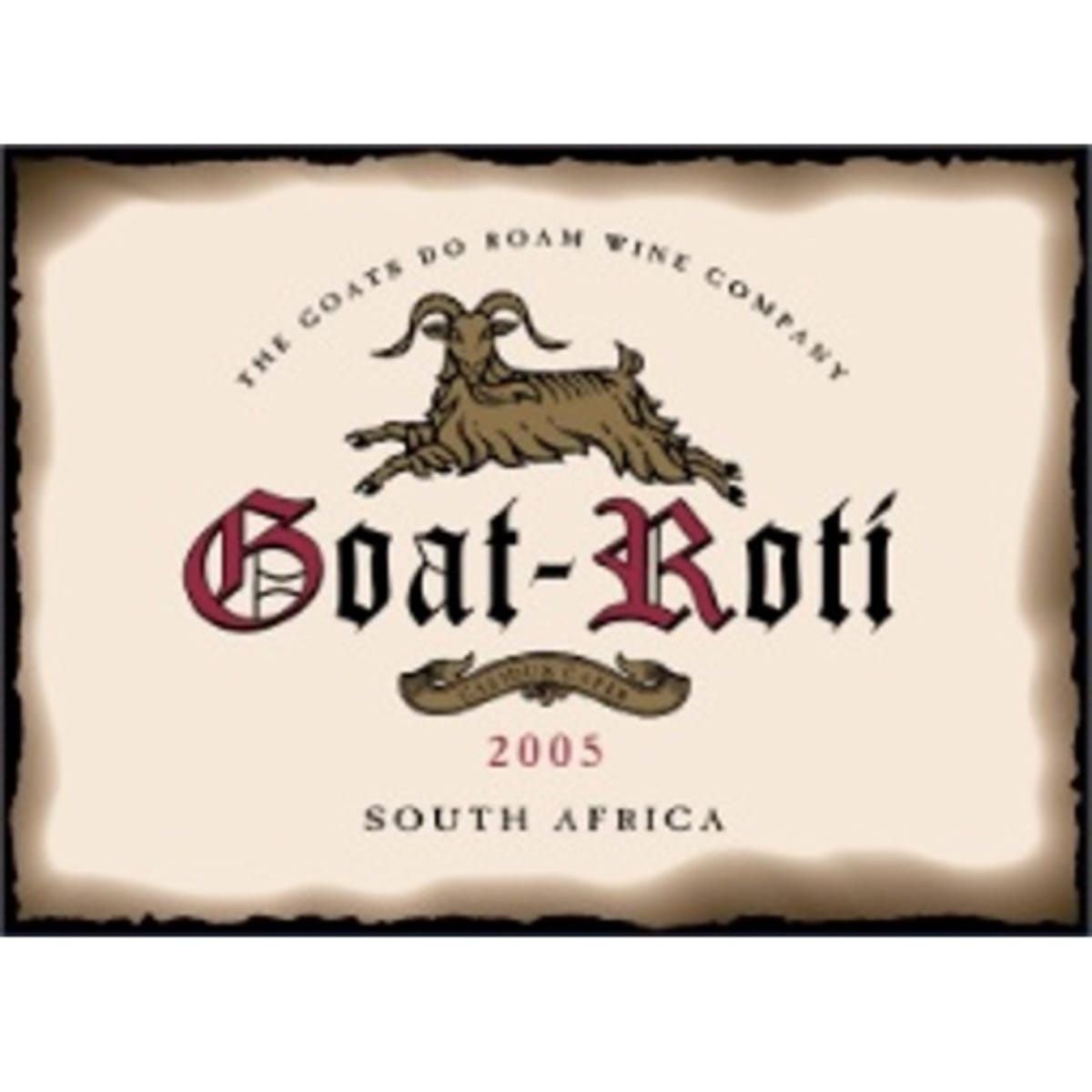 Goats do Roam Goat-Roti 2005 Front Label