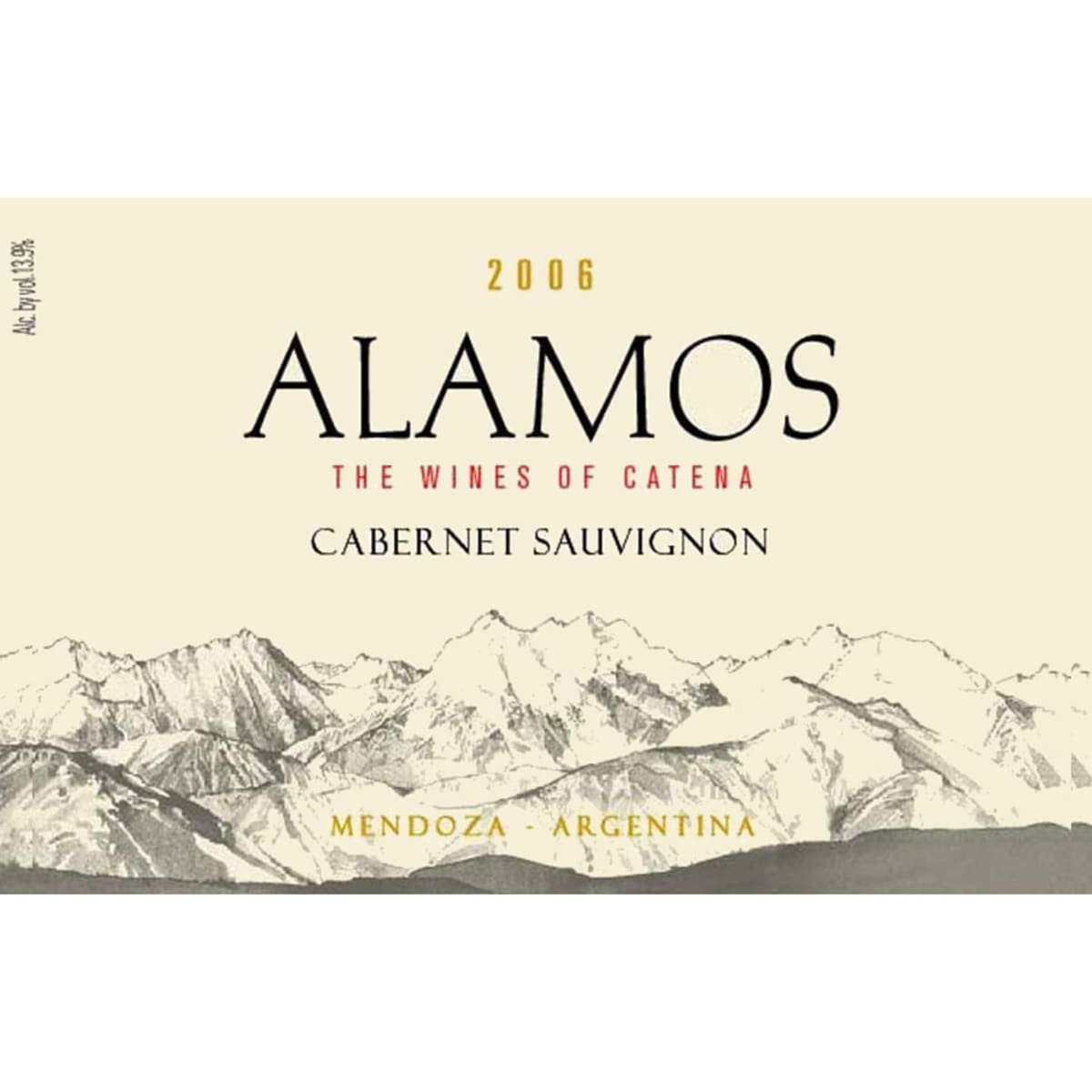 Alamos Cabernet Sauvignon 2006 Front Label