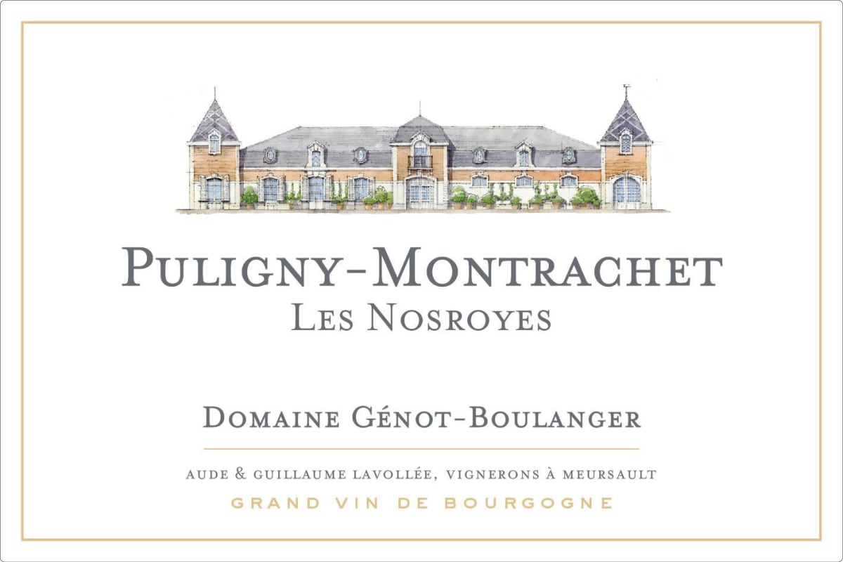 Domaine Genot-Boulanger Puligny Montrachet Les Nosroyes 2013 Front Label