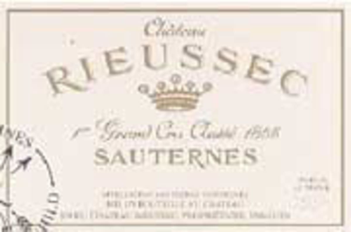 Chateau Rieussec Sauternes 2004 Front Label