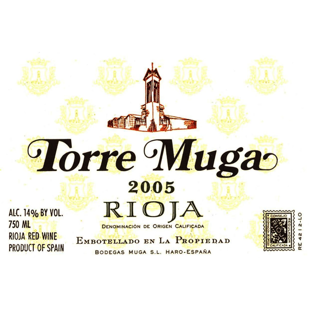 Bodegas Muga Torre Muga 2005 Front Label