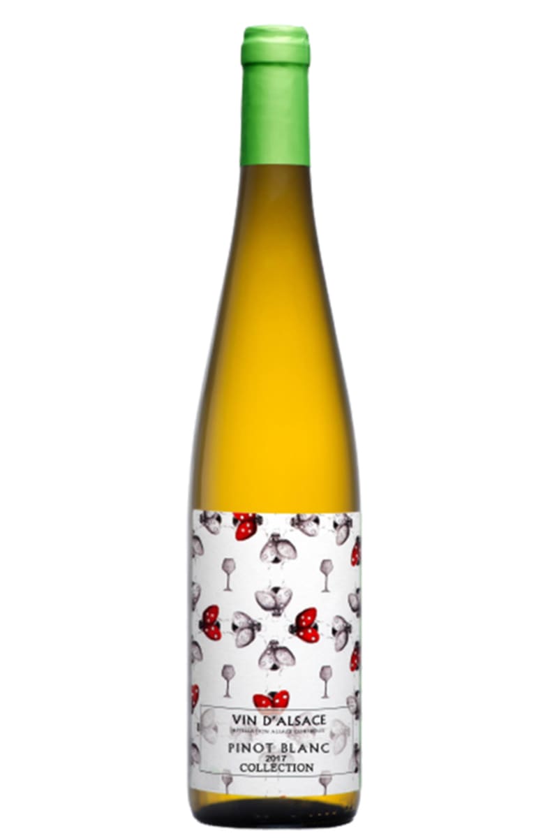 Cave de Ribeauville Collection Pinot Blanc 2017  Front Bottle Shot