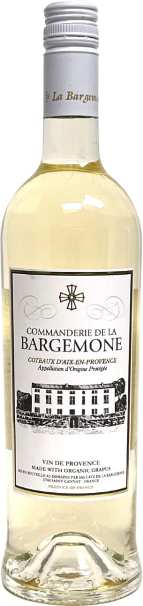 Commanderie de la Bargemone Coteaux Aix en Provence Blanc 2022  Front Bottle Shot