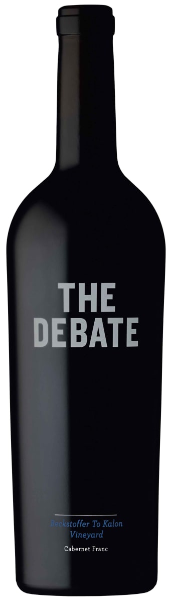 The Debate Beckstoffer To Kalon Vineyard Cabernet Franc 2018  Front Bottle Shot