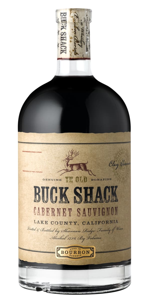 Shannon Ridge Buck Shack Bourbon Barrel Cabernet Sauvignon 2020  Front Bottle Shot