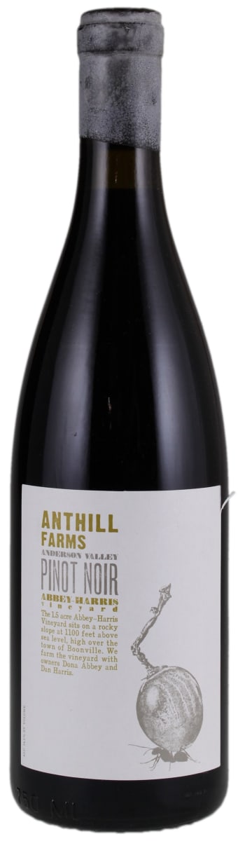 Anthill Farms Abbey-Harris Vineyard Pinot Noir 2015 Front Bottle Shot