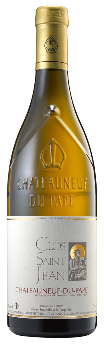 Clos Saint-Jean Chateauneuf-du-Pape Blanc 2015 Front Bottle Shot