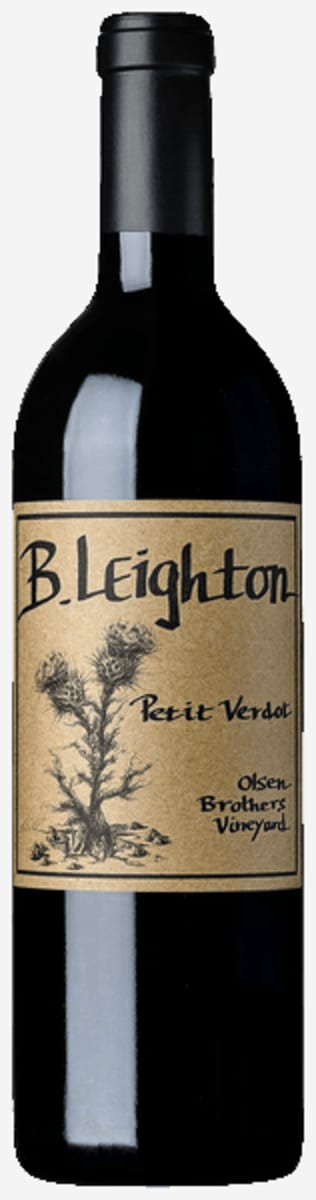 B. Leighton Petit Verdot 2012  Front Bottle Shot