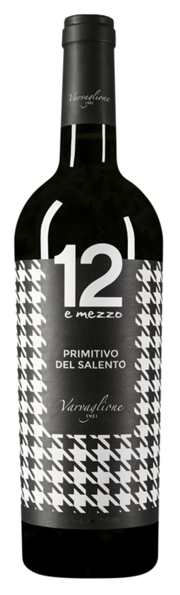 Varvaglione 12 e Mezzo Primitivo del Salento 2020  Front Bottle Shot