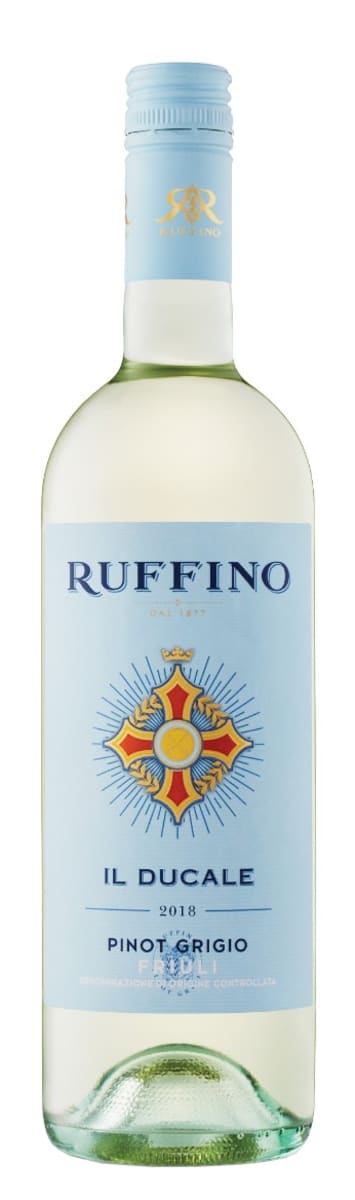 Ruffino Il Ducale Pinot Grigio 2018  Front Bottle Shot