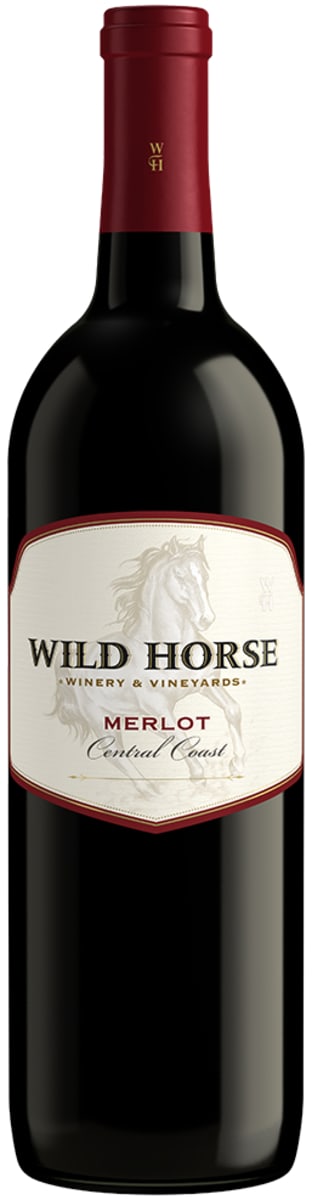 Wild Horse Merlot 2016  Front Bottle Shot