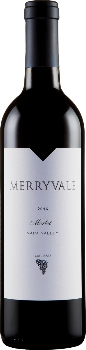 Merryvale Merlot 2017  Front Bottle Shot