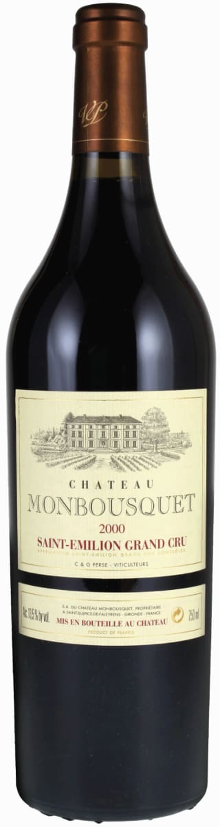 Chateau Monbousquet  2000 Front Bottle Shot