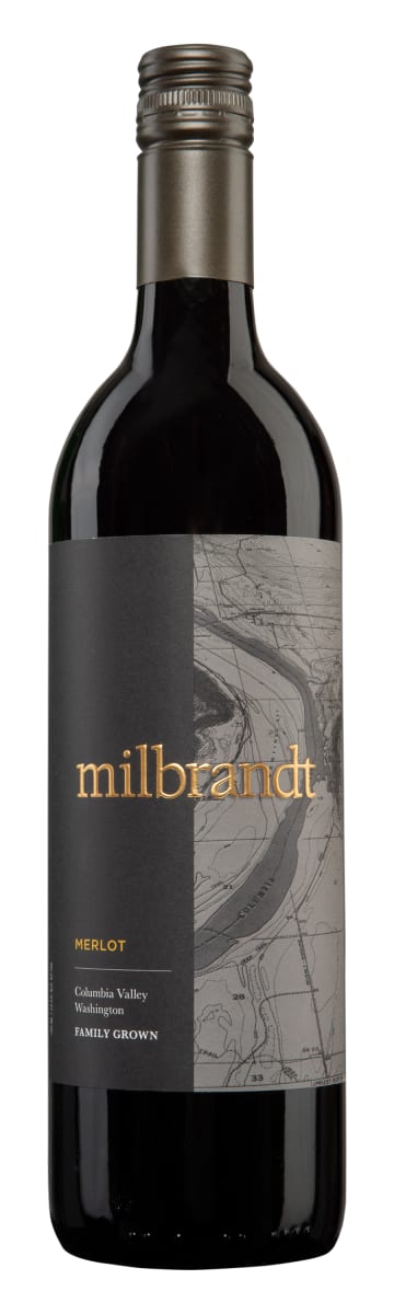 Milbrandt Traditions Merlot 2020  Front Bottle Shot