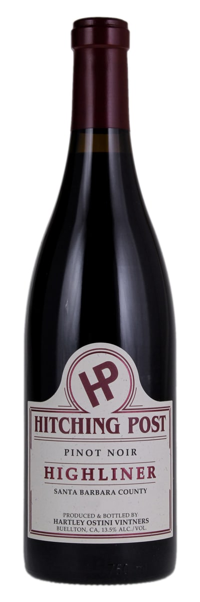 Hitching Post Highliner Pinot Noir 2020  Front Bottle Shot