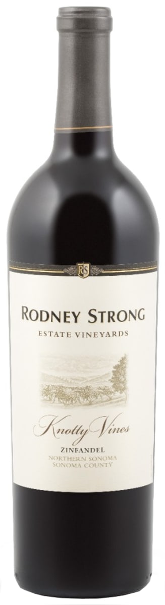 Rodney Strong Estate Knotty Vines Zinfandel 2015  Front Bottle Shot