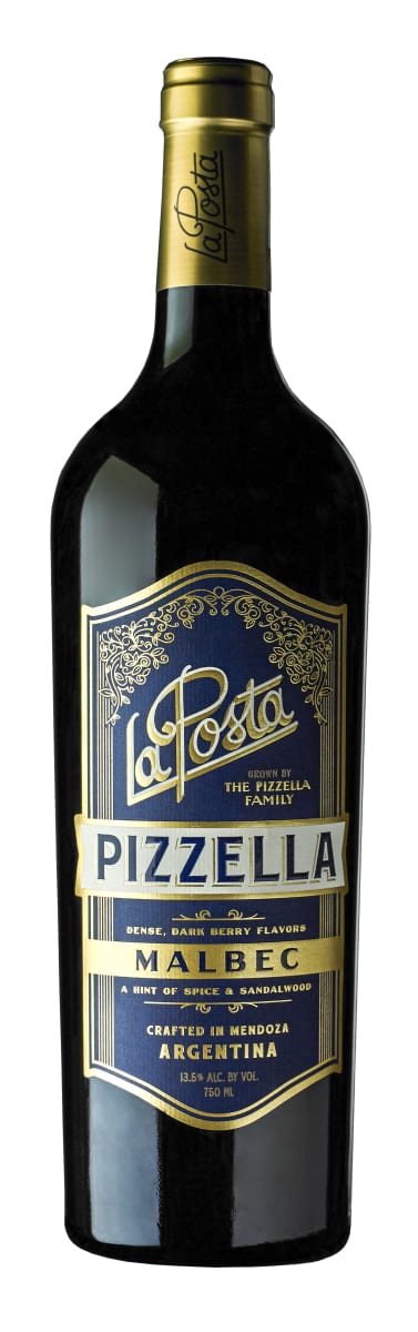 La Posta Pizzella Family Vineyard Malbec 2022  Front Bottle Shot