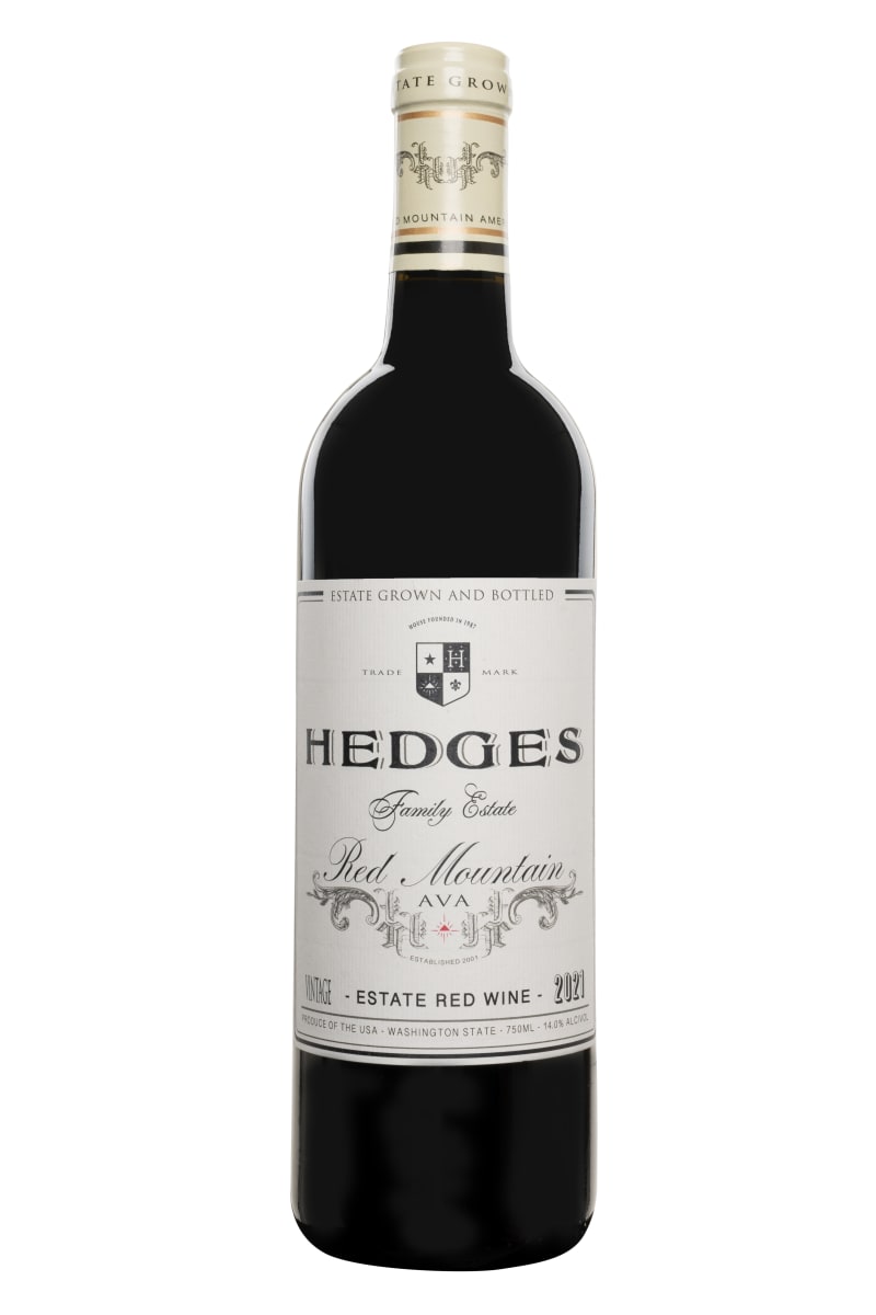 Hedges Family Estate Red Mountain 2021  Front Bottle Shot