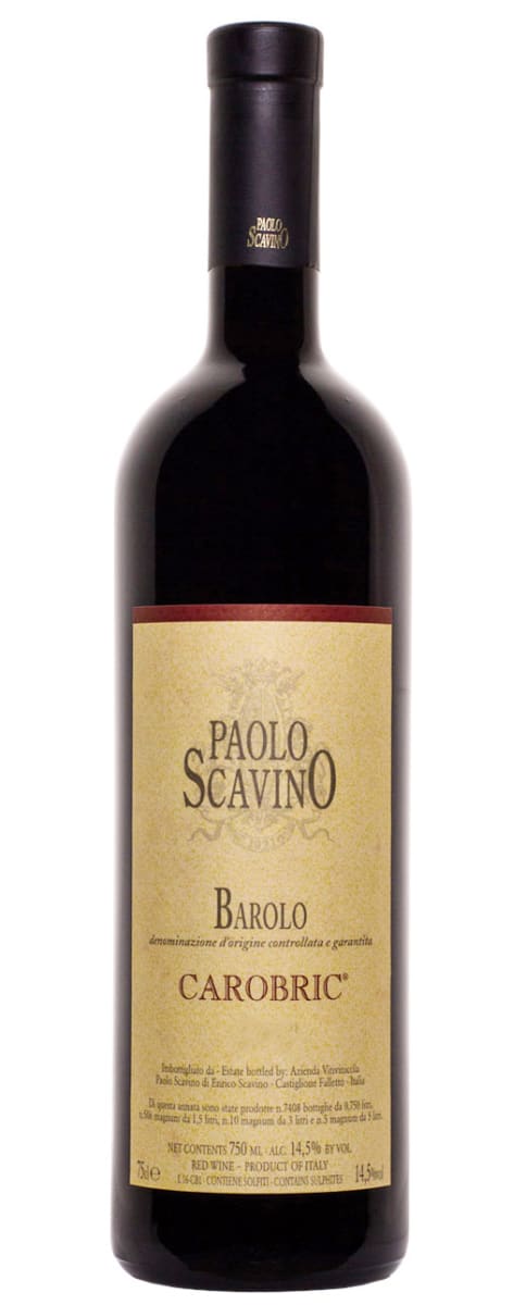 Paolo Scavino Barolo Carobric 2016  Front Bottle Shot