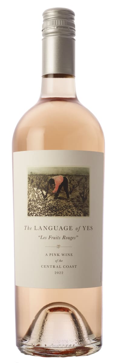 The Language of Yes Les Fruits Rouges Rose 2022  Front Bottle Shot
