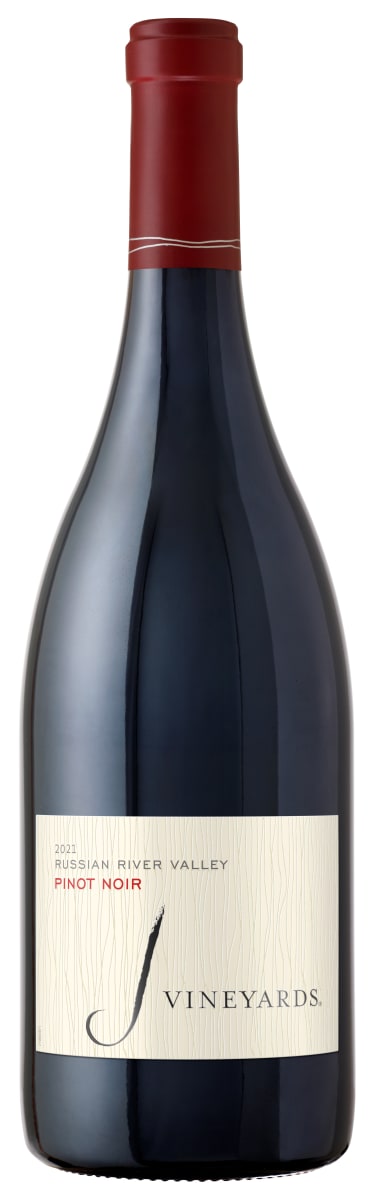 J Vineyards Russian River Pinot Noir 2021  Front Bottle Shot