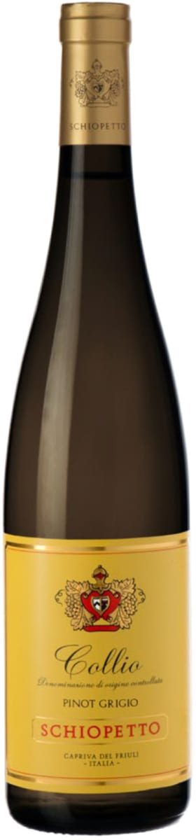 Schiopetto Pinot Grigio 2017  Front Bottle Shot