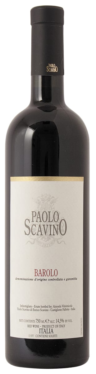 Paolo Scavino Barolo 2005  Front Bottle Shot