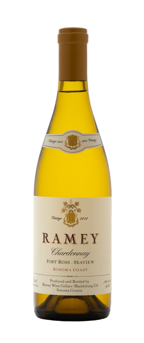 Ramey Fort Ross-Seaview Chardonnay 2018  Front Bottle Shot
