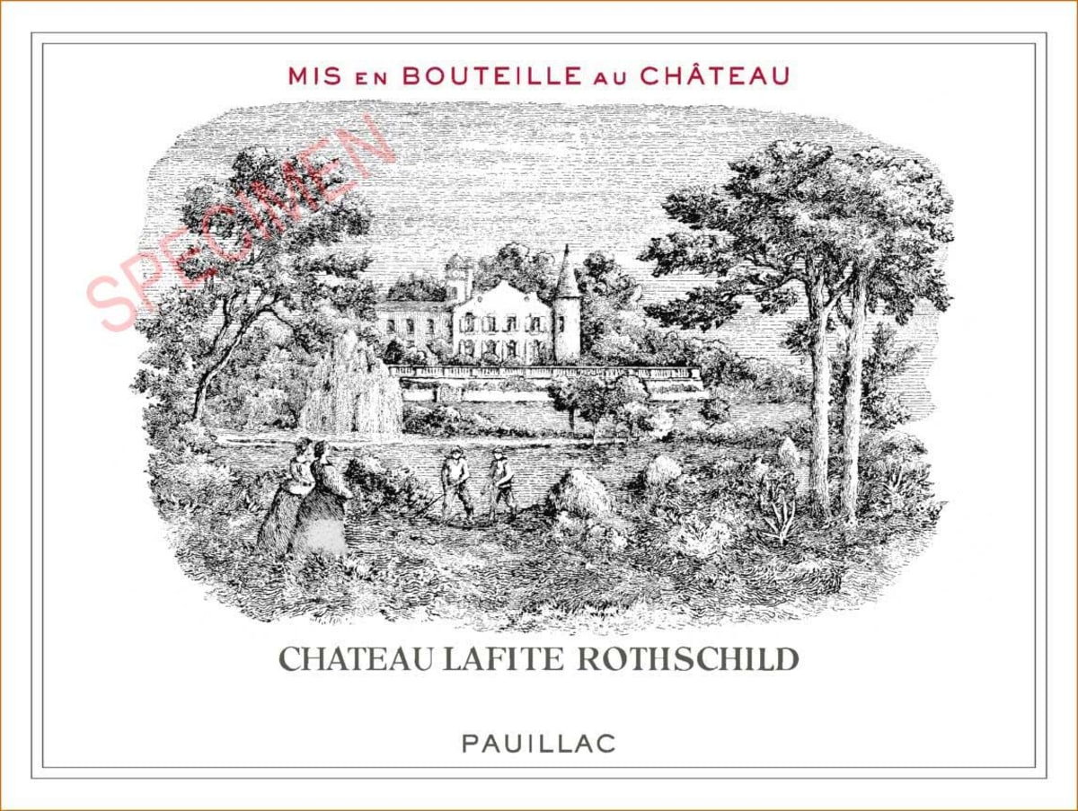 Chateau Lafite Rothschild (1.5 Liter Magnum) 1990  Front Label