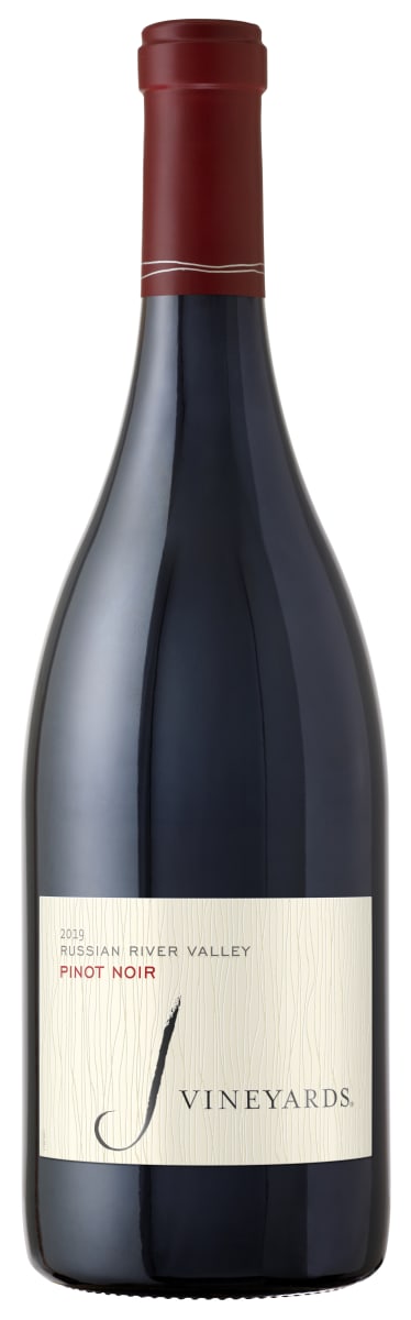 J Vineyards Russian River Pinot Noir 2019  Front Bottle Shot