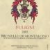 Fuligni Brunello di Montalcino 2005 Front Label