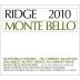 Ridge Monte Bello (1.5 Liter Magnum) 2010 Front Label