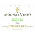 Orestiadi Terre Siciliane Molino a Vento Inzolia 2014 Front Label