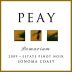 Peay Vineyards Pomarium Estate Pinot Noir 2009 Front Label