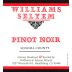 Williams Selyem Sonoma County Pinot Noir 2021  Front Label