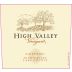 High Valley Vineyards Zinfandel 2019  Front Label